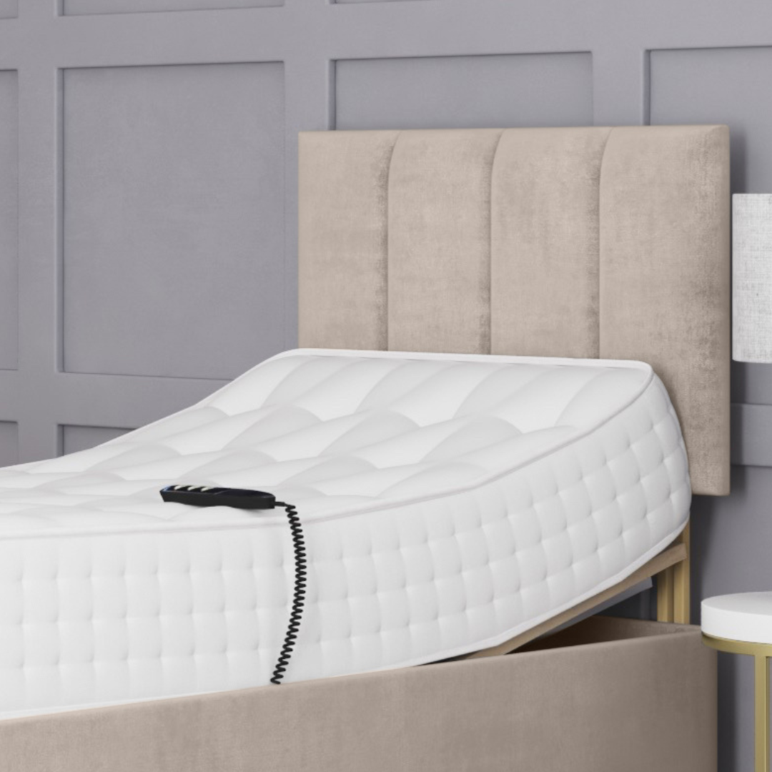 lyon Electric Adjustable Bed Set Fabric Pocket Sprung Mattress