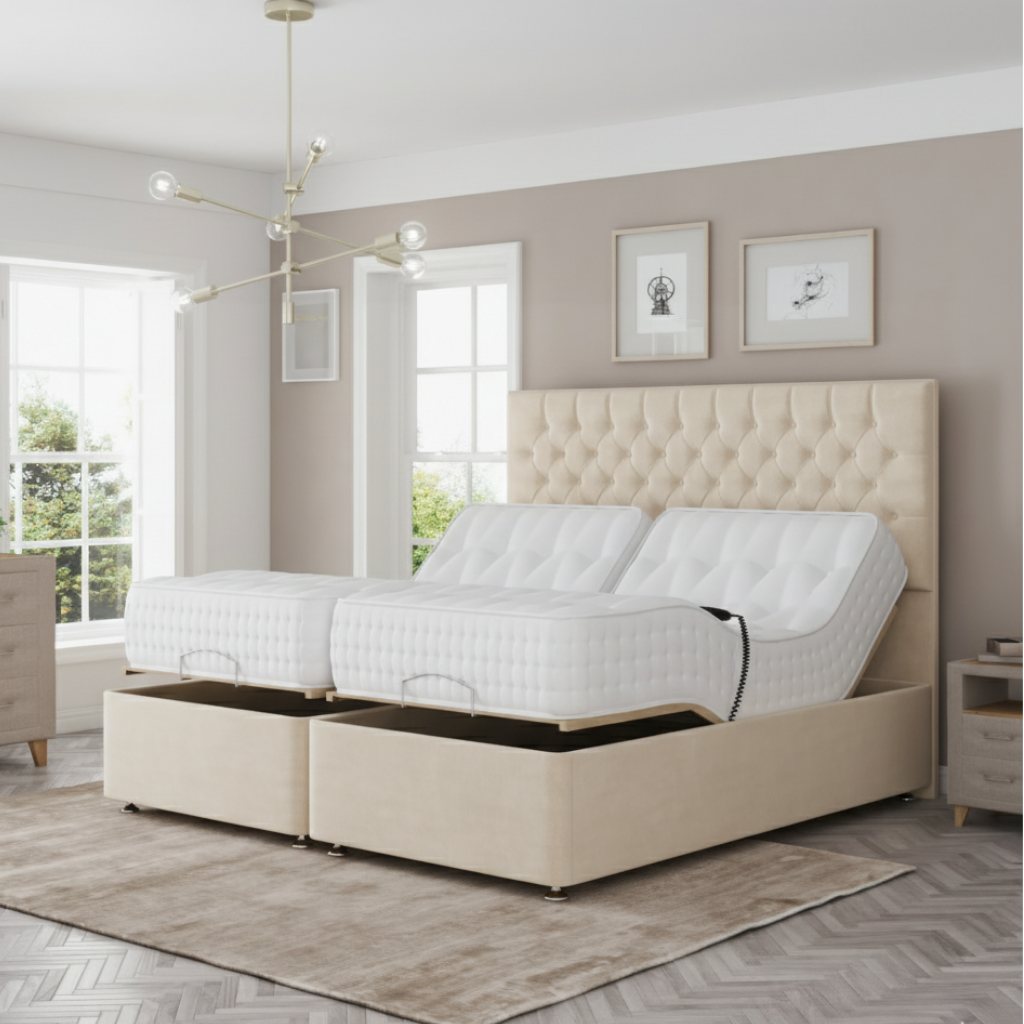 DreamEase Memory Foam 1000 Pocket Adjustable Bed