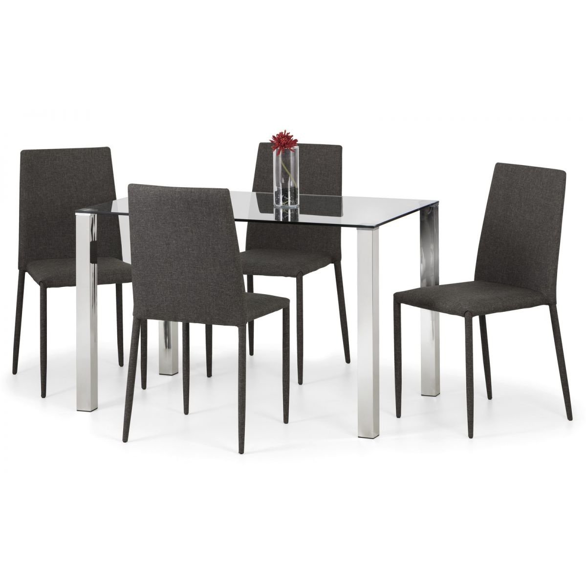 Jazz Fabric Dining Chair - Slate Grey