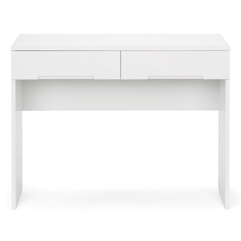 Manhattan Dressing Table with 2 Drawers - White