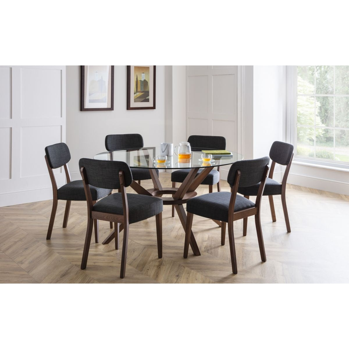 Chelsea Large & Farringdon Dining Set (6 Chairs)