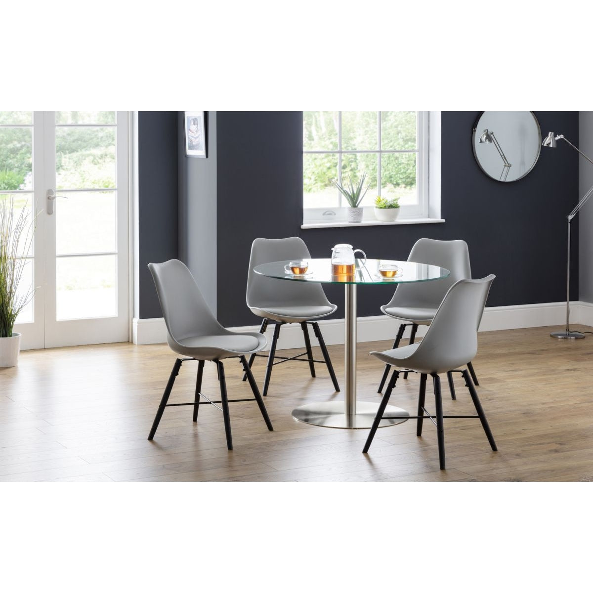 Milan & Kari Grey Dining Set