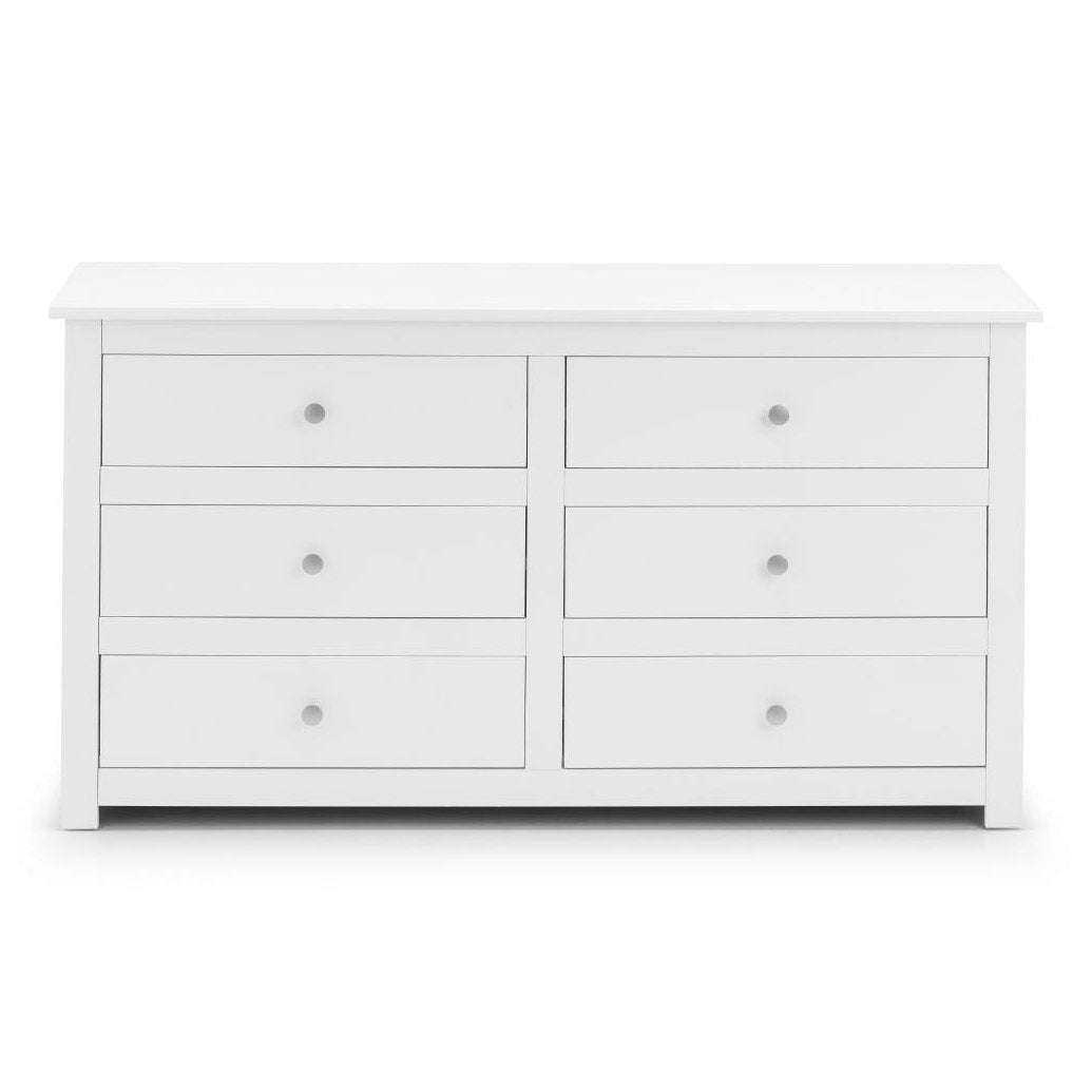 Radley 6 Drawer Chest - White