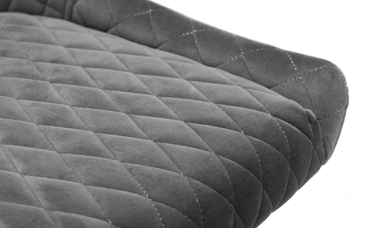 Grafton Bar Table & 2 Luxe Grey Bar Stools