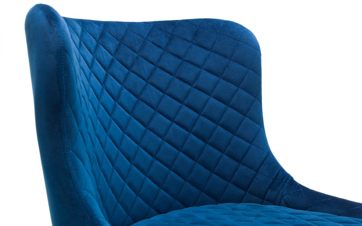 Grafton Bar Table & 2 Luxe Blue Bar Stools