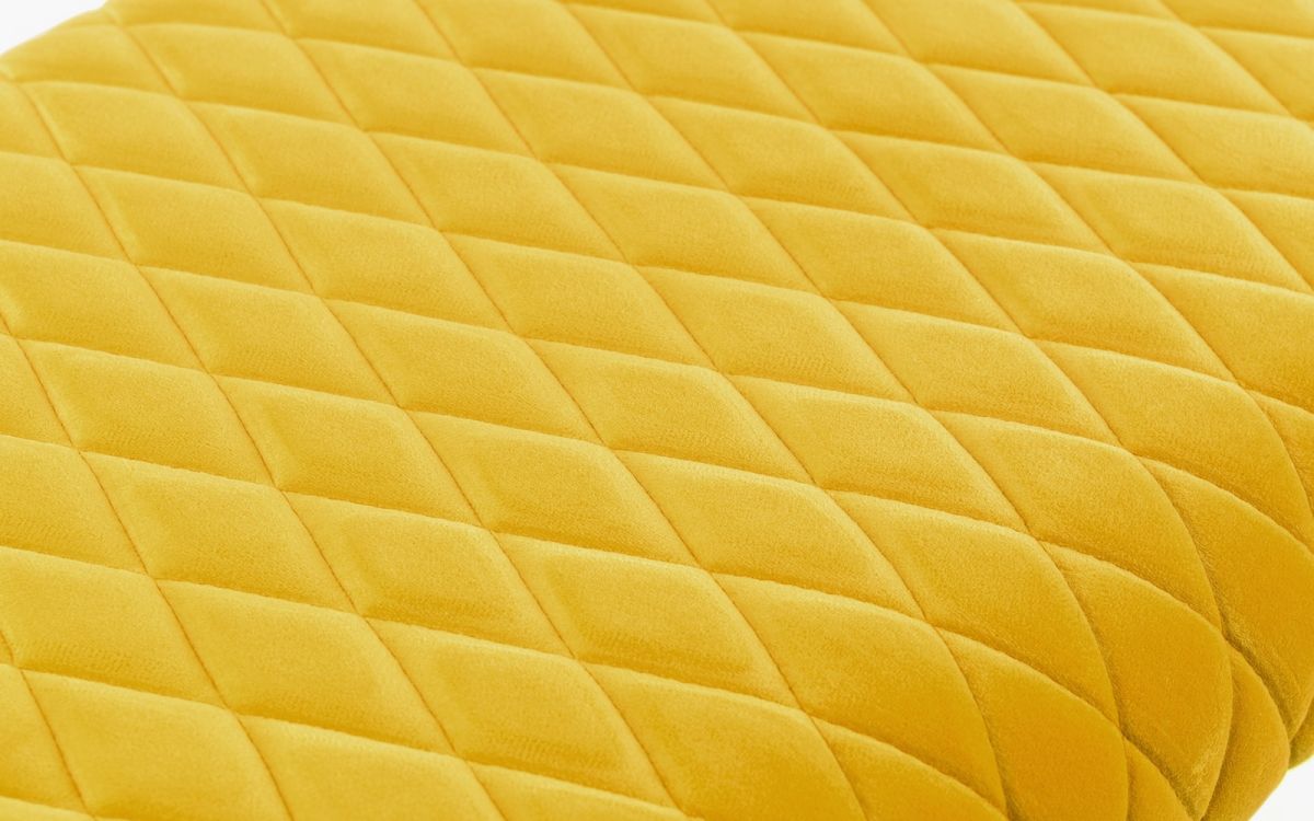 Berwick Dining Table, Luxe Low Mustard Bench & 2 Luxe Mustard Chairs