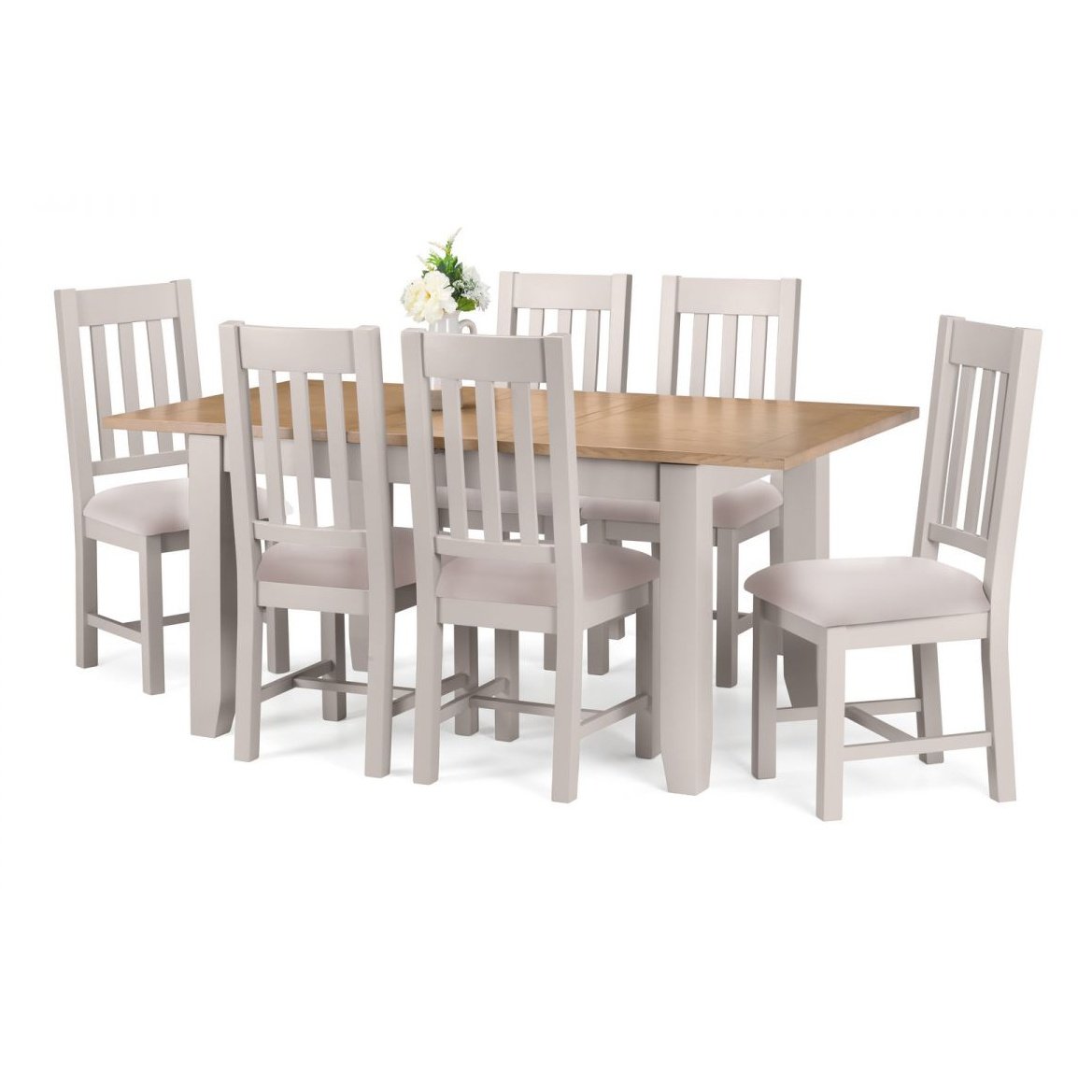 Richmond Extending Dining Table - Elephant Grey
