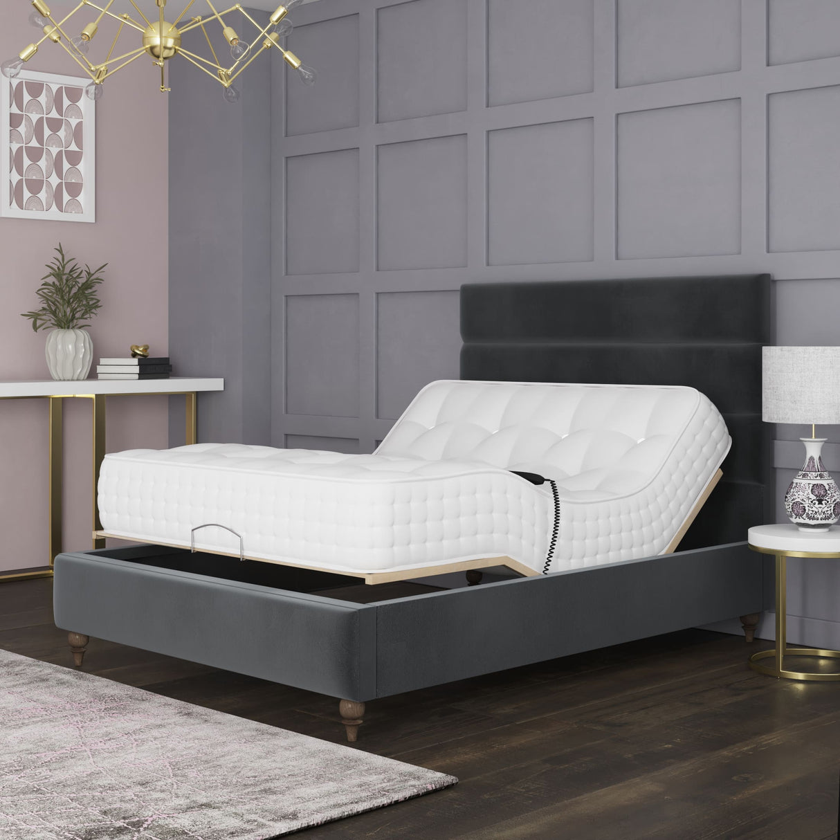 Sara Electric Adjustable Bed Frame Premium Motorised Comfort