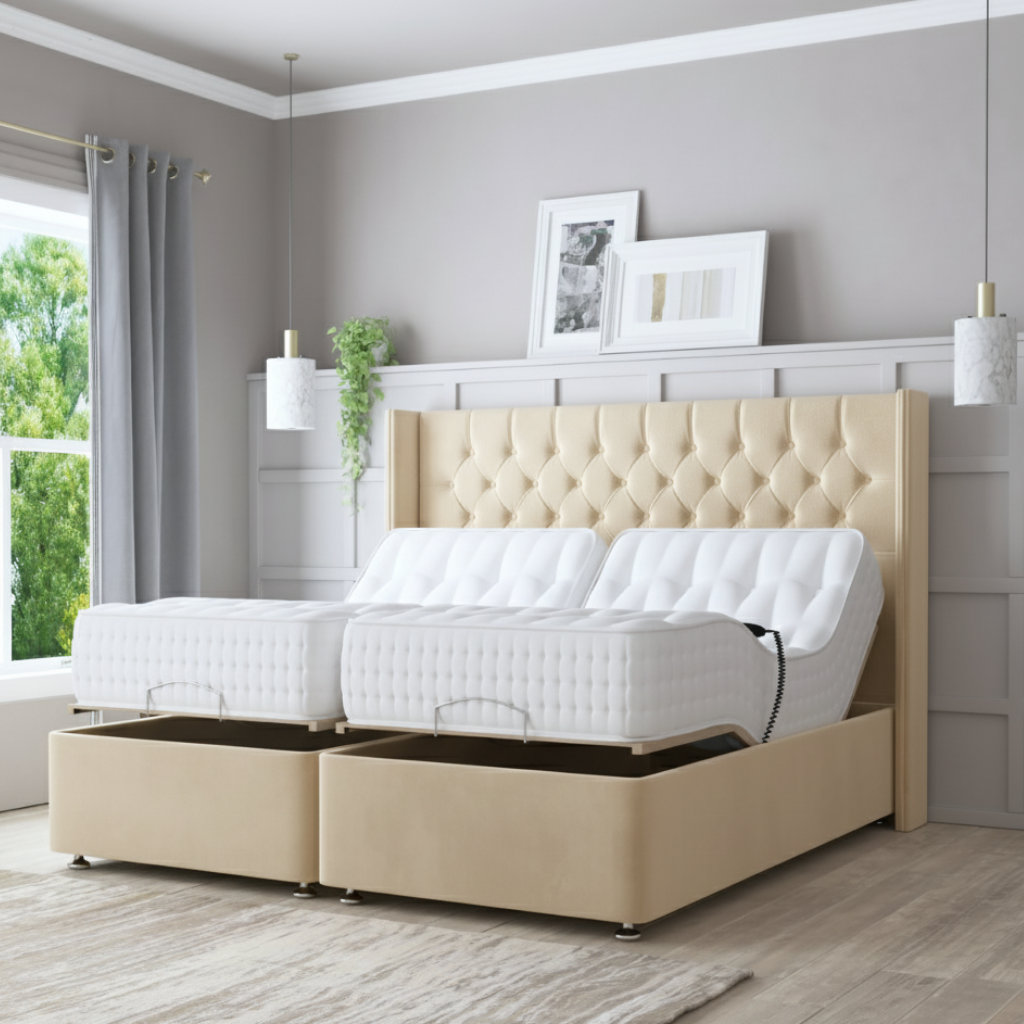 Serenity Motion Adjustable Bed with Memory Gel Mattress