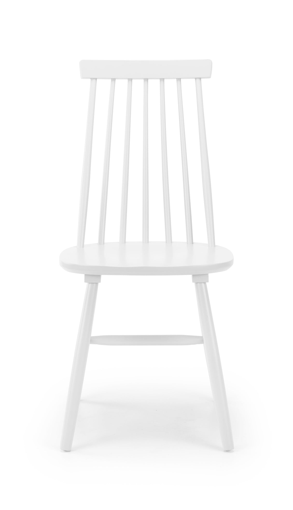 Alassio Spindle Back Dining Chair - White