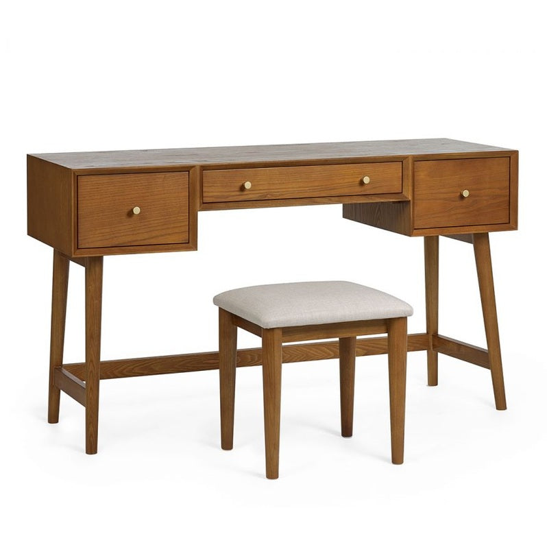 Lowry Dressing Table + Stool Set