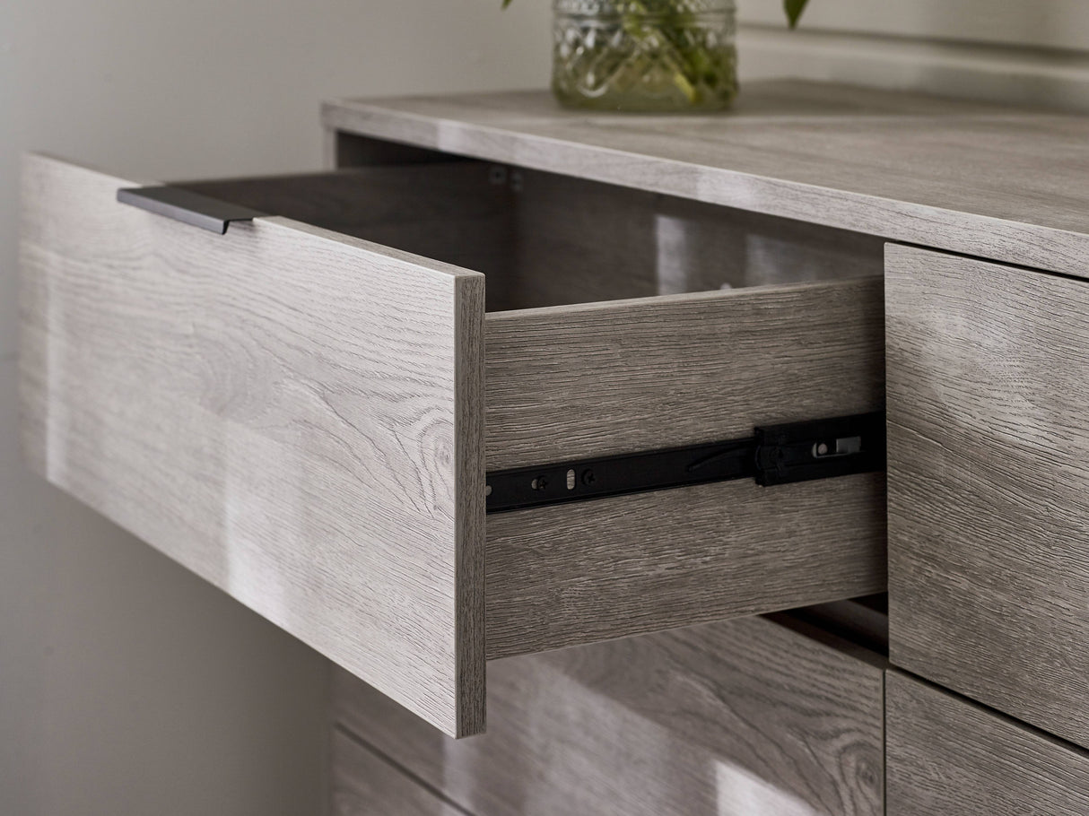 Bali 6 Drawer Chest - Grey Oak