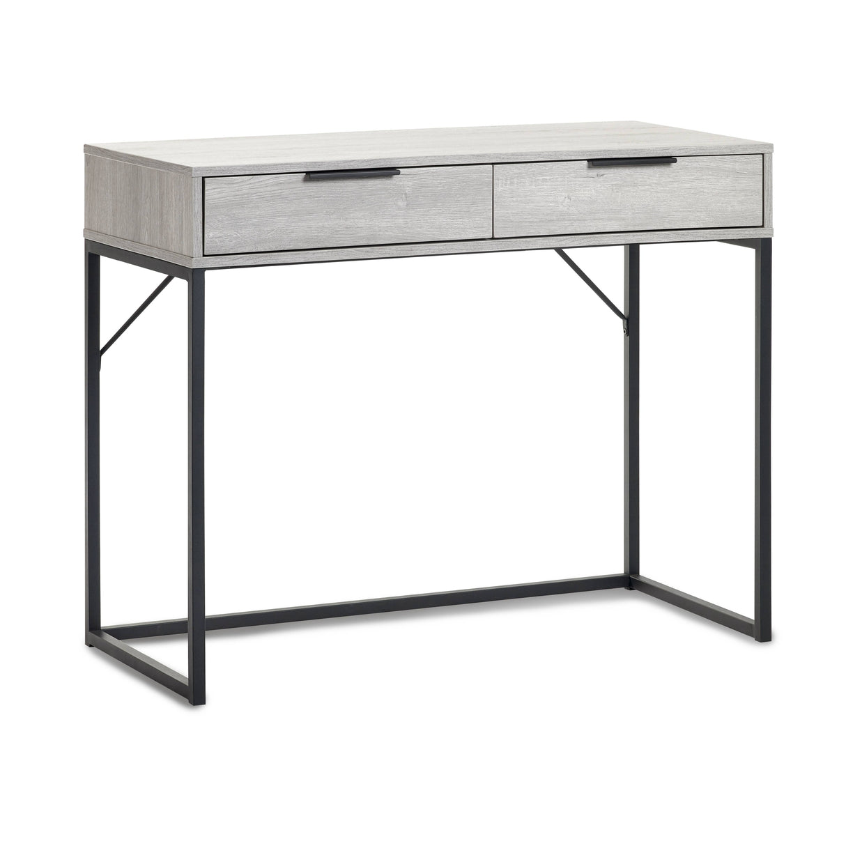 Bali 2 Drawer Dressing Table/Desk - Grey Oak