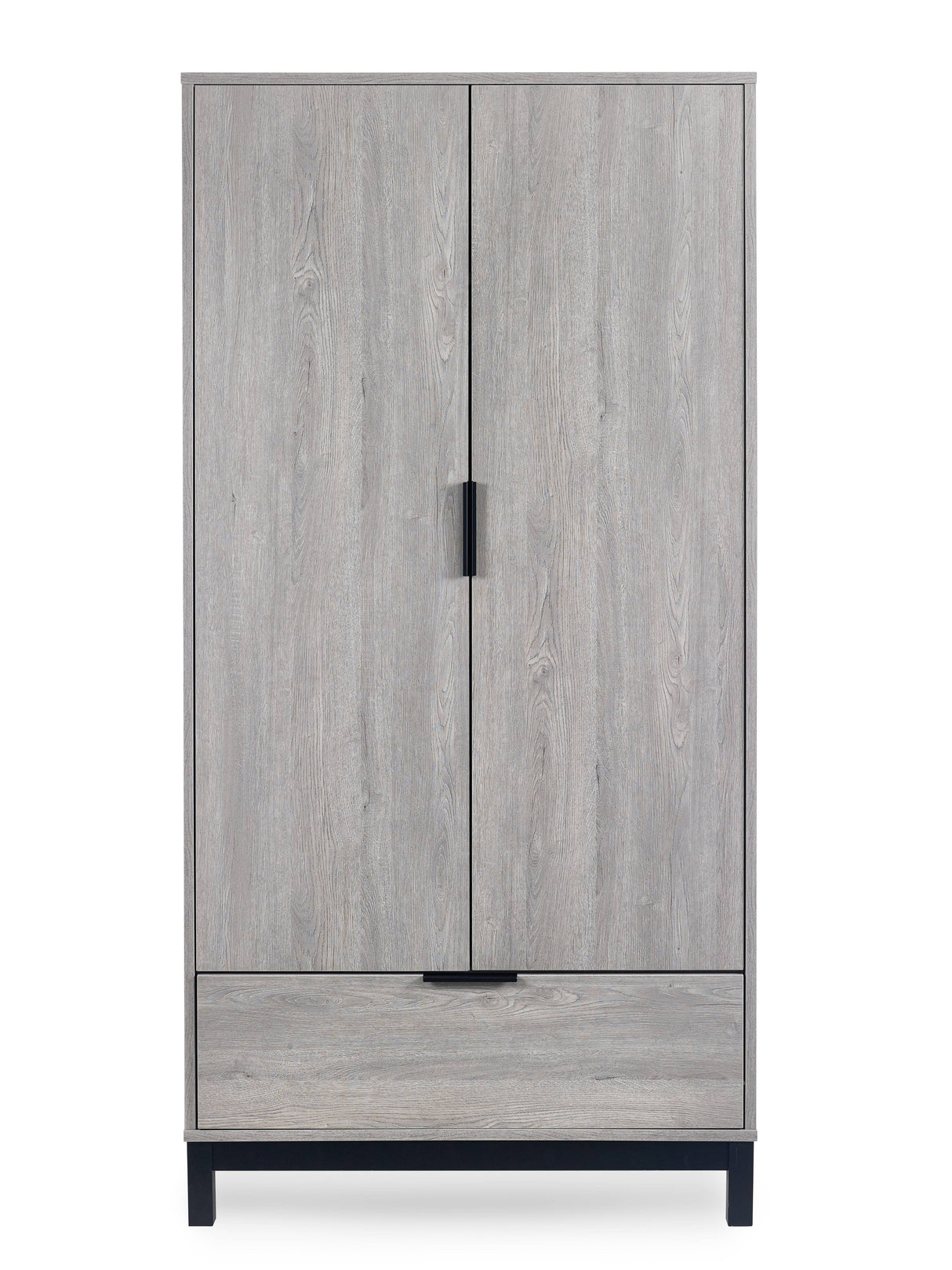 Bali 2 Door 1 Drawer Wardrobe - Grey Oak