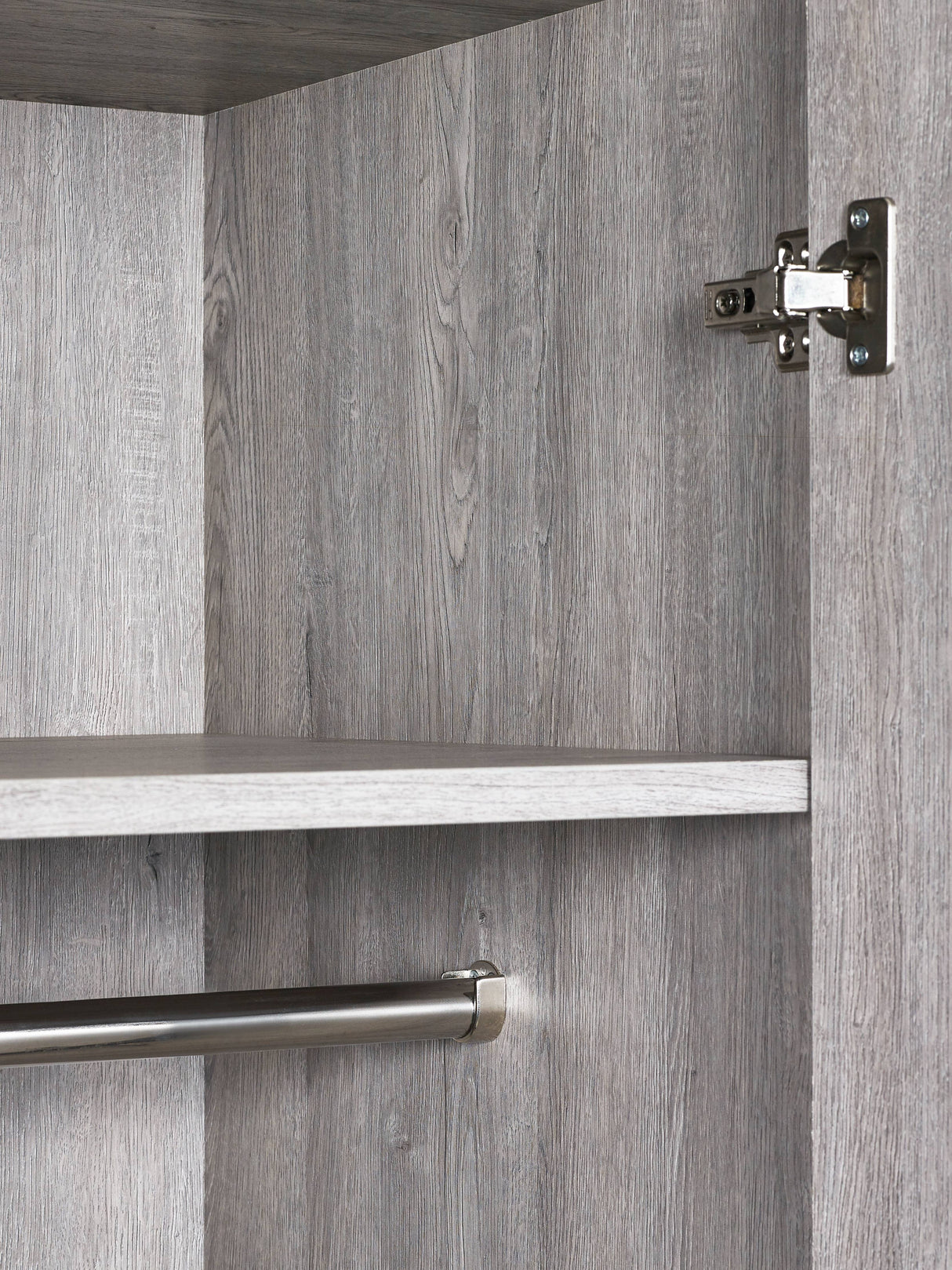 Bali 2 Door 1 Drawer Wardrobe - Grey Oak