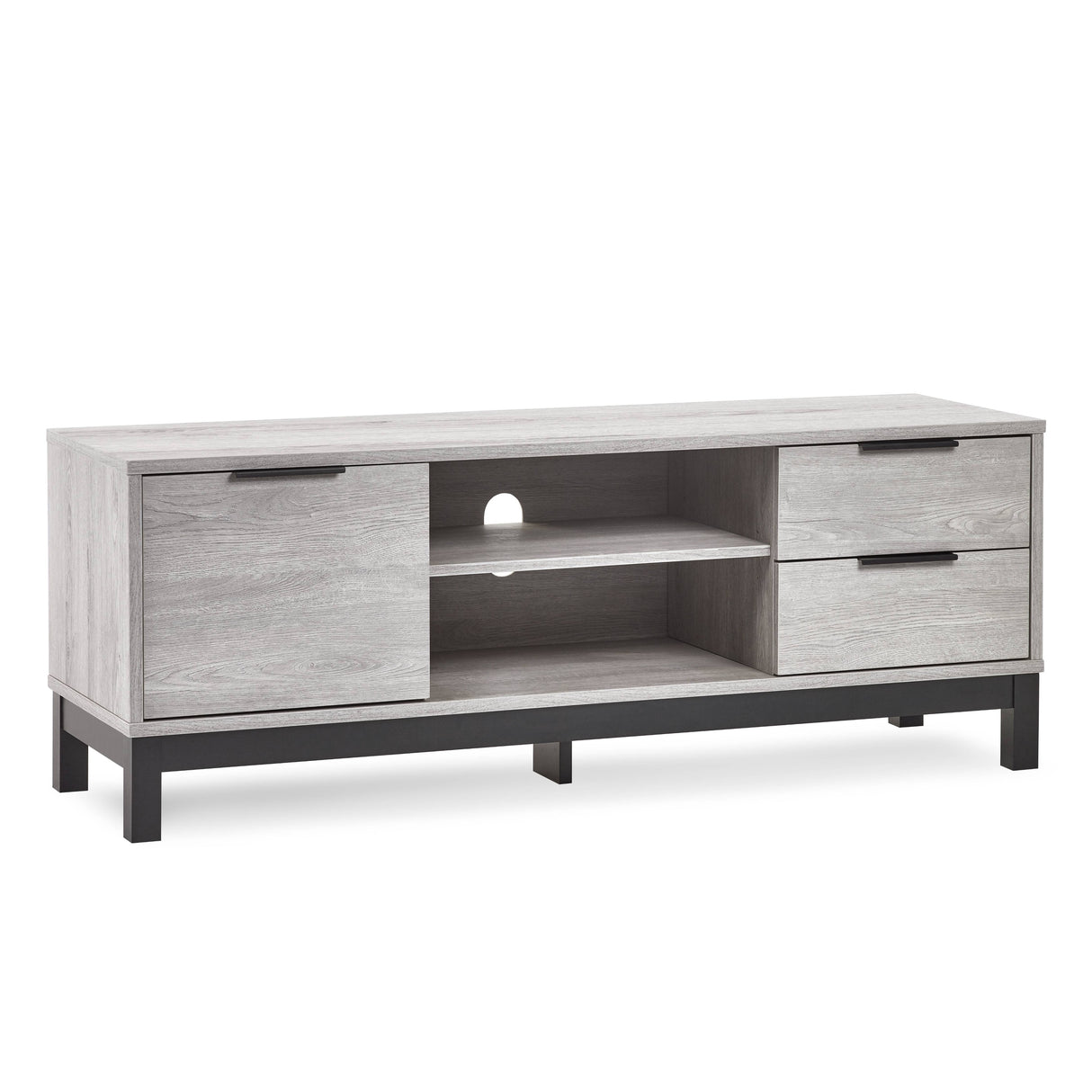 Bali TV Unit - Grey Oak