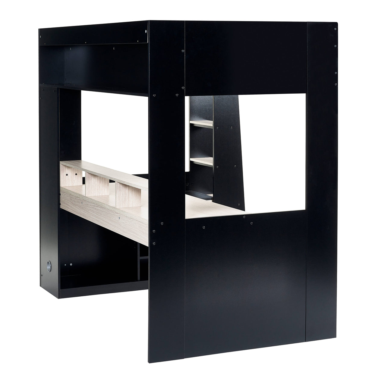 Blaze Gaming Highsleeper - Black And Pale Wood