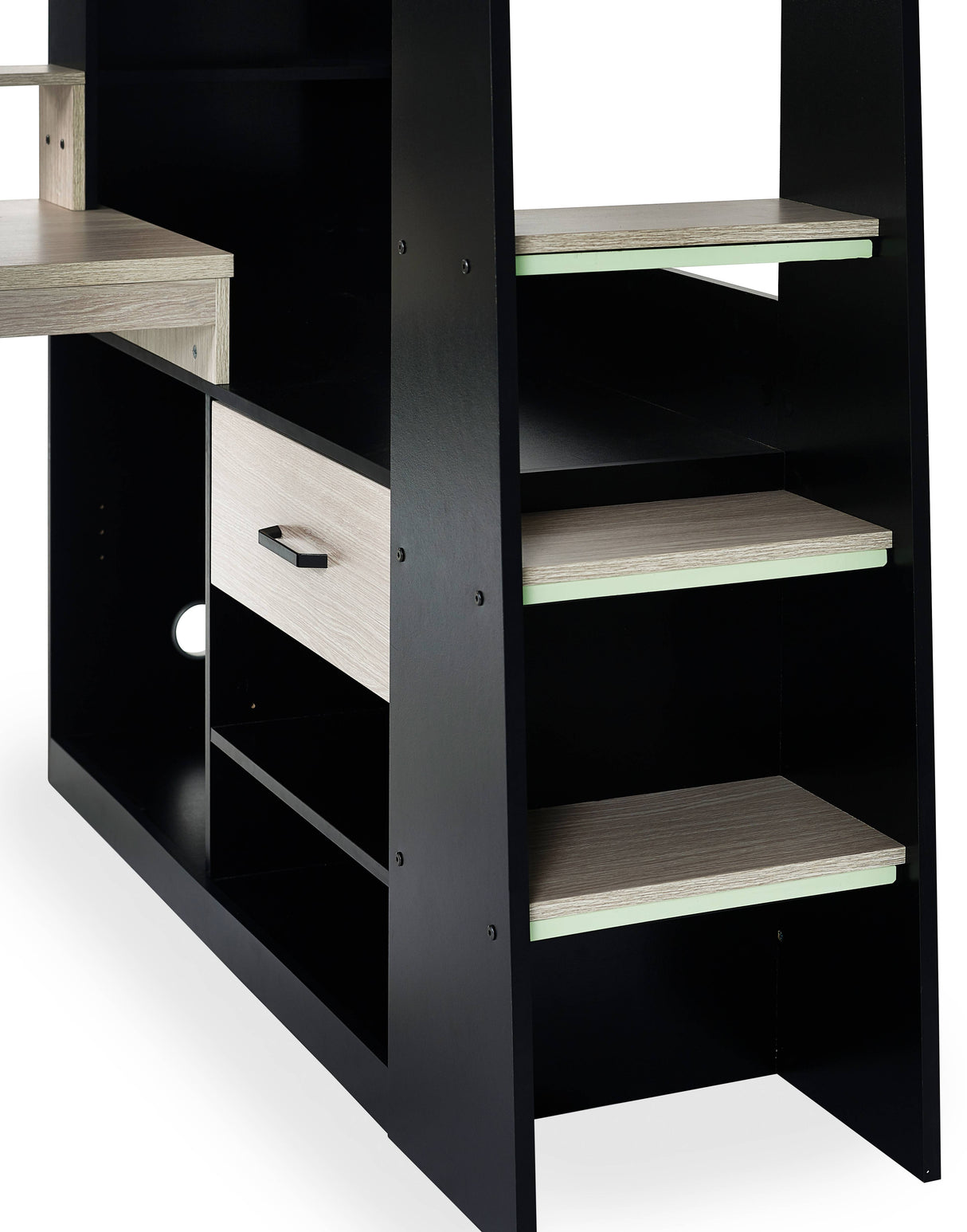 Blaze Gaming Highsleeper - Black And Pale Wood