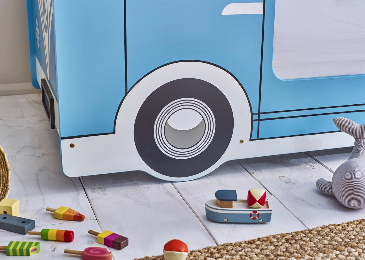 Campervan Bed - Light Blue