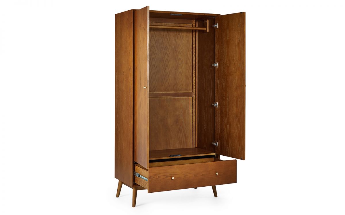 Lowry 2 Door 1 Drawer Wardrobe