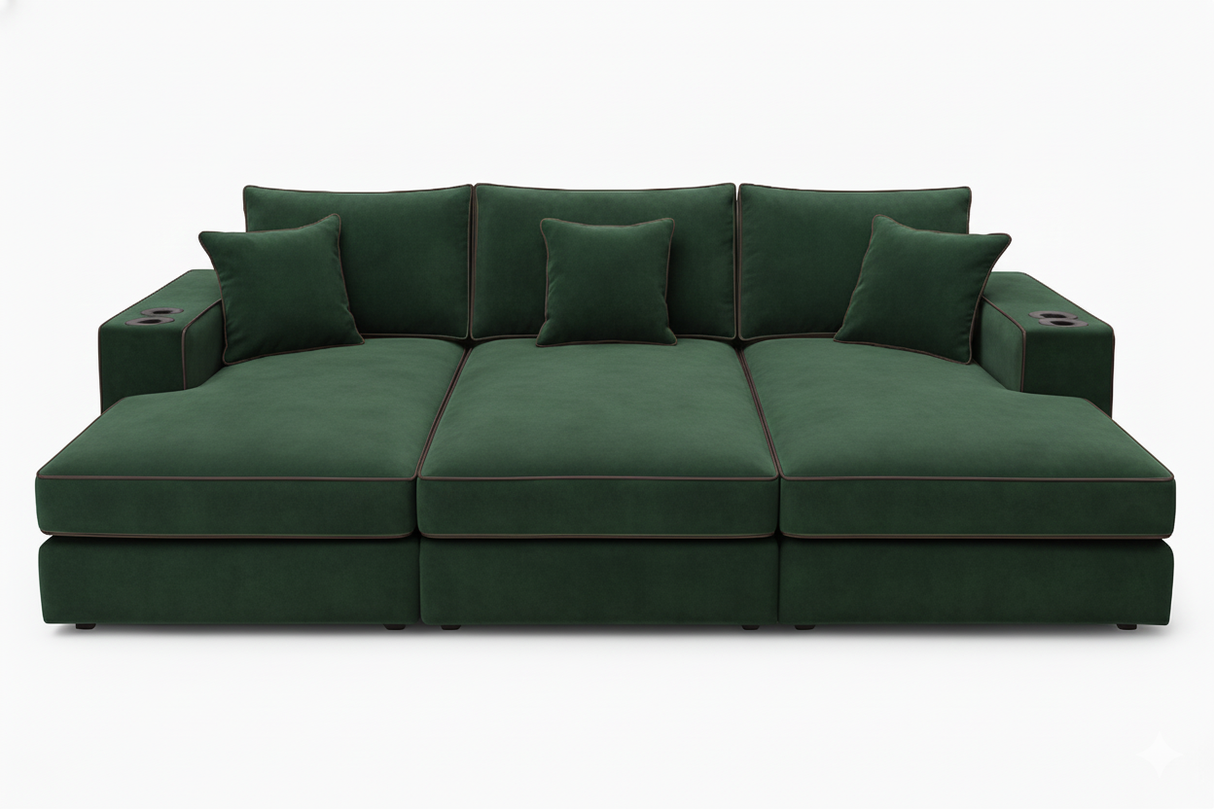 LuxeCinema Duo Daybed Sofa