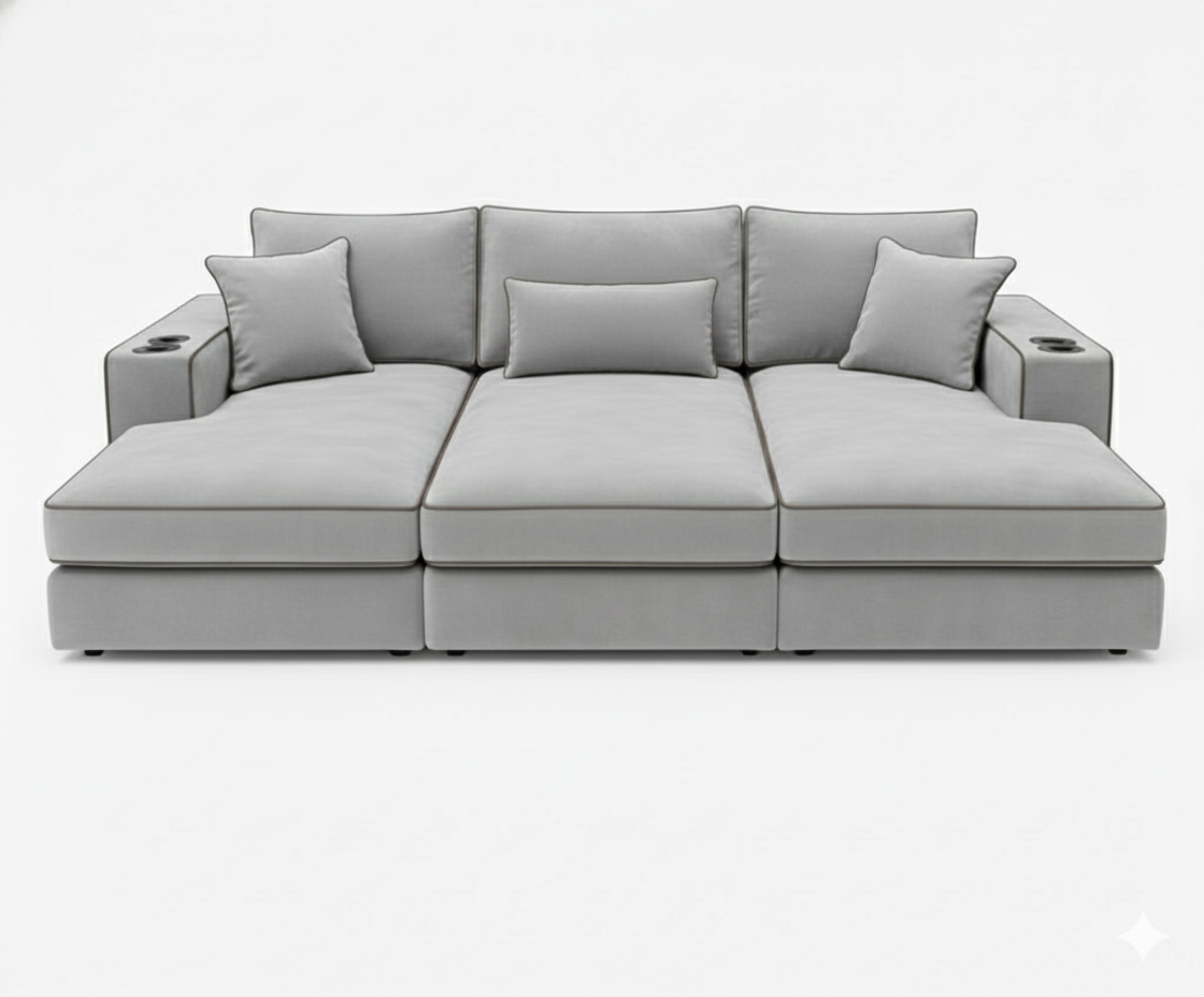 LuxeCinema Duo Daybed Sofa