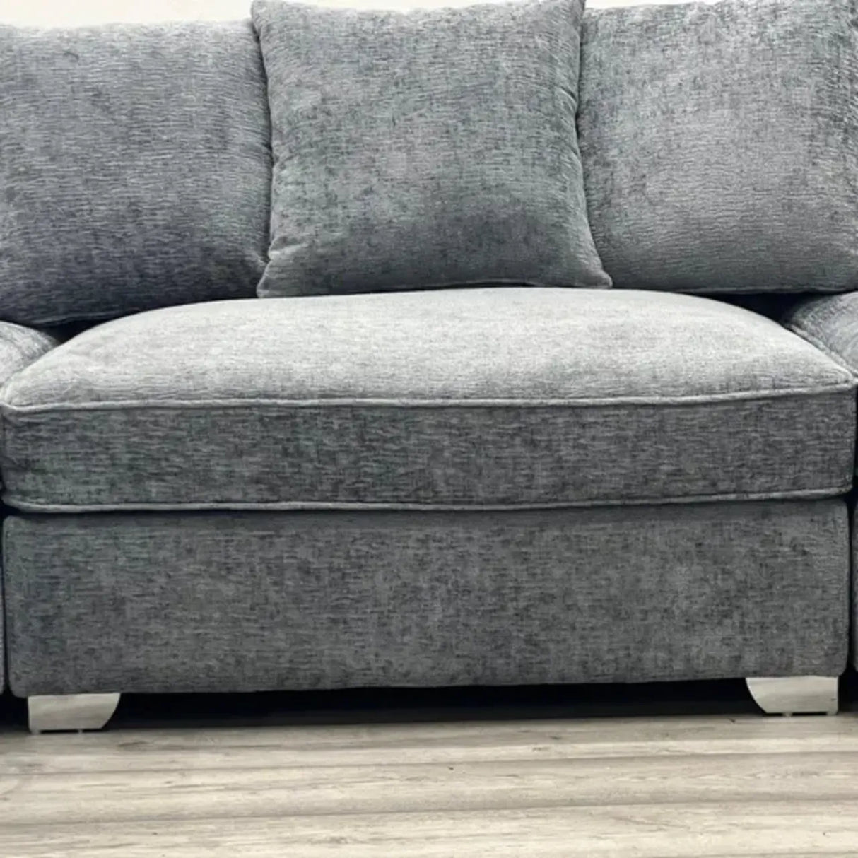 Belgravia U Shape Grey Fabric Sofa