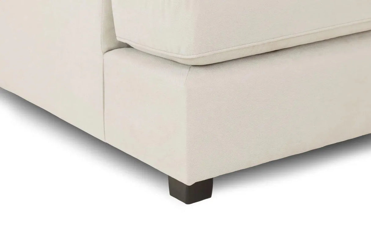 Carnaby Sofa Beige U Shape Corner Footstool
