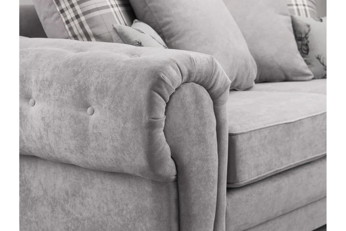 Verona Scatterback Fabric Sofa Large Corner