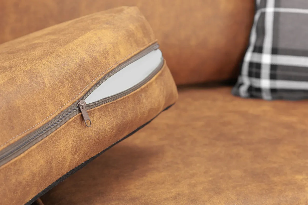 Oakland Chesterfield Sofa Suede 3 Seater and 2 Seater Set