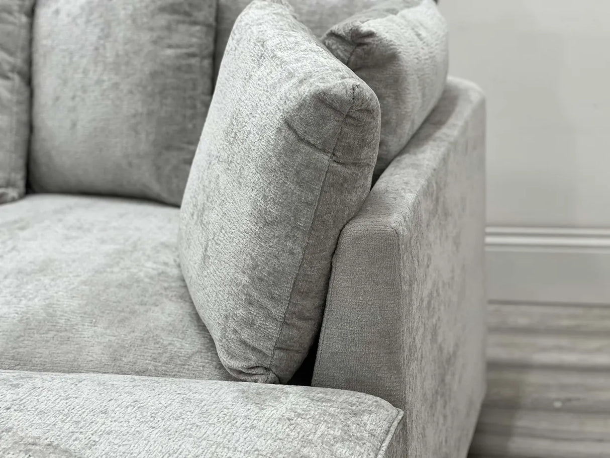 Belgravia U Shape Beige Fabric Sofa