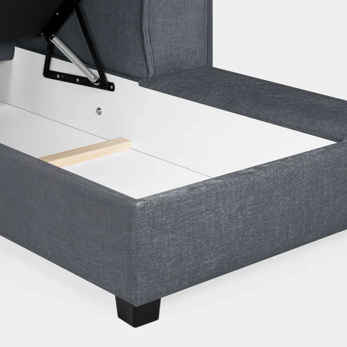 Milian Corner U Shape Sofabed With Storage Grey