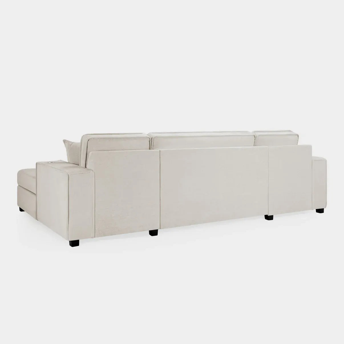 Milian Corner U Shape Sofabed With Storage Grey