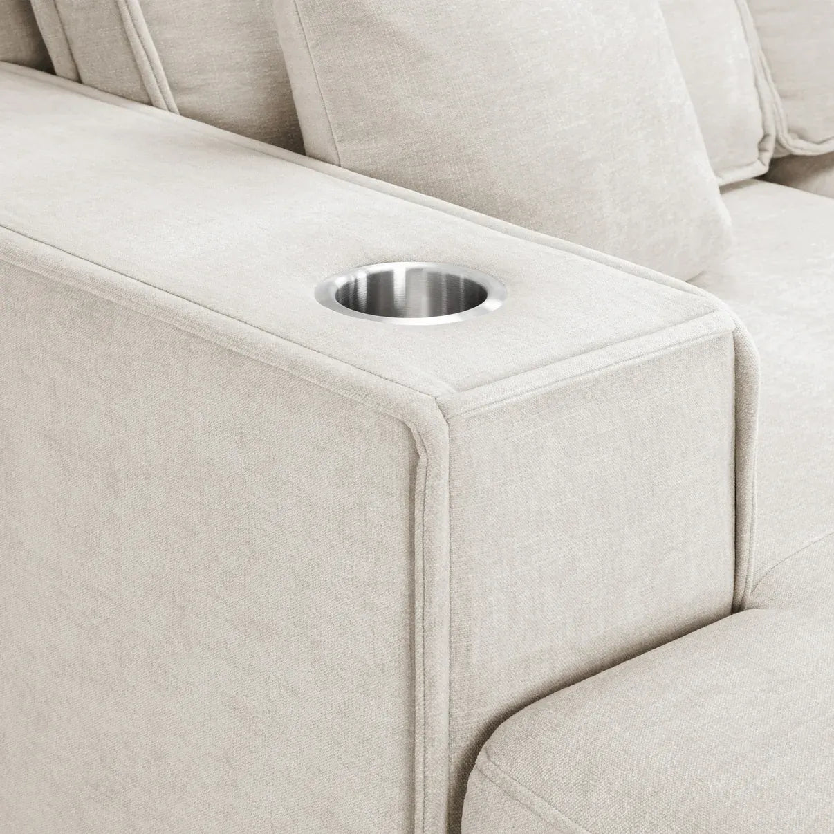 Milian Corner U Shape Sofabed With Storage Grey