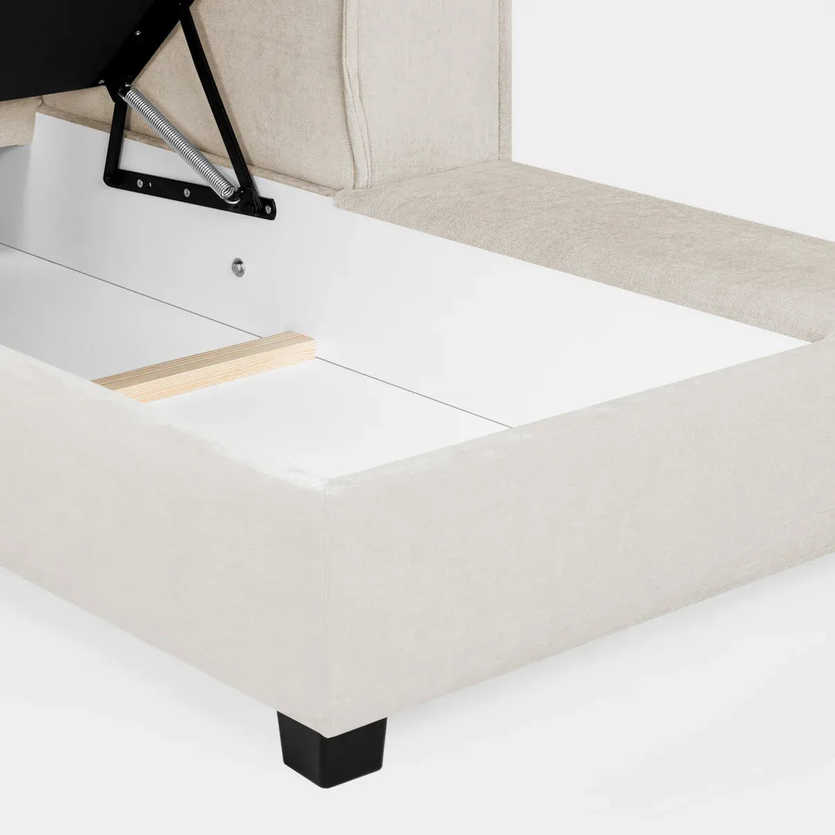 Milian Corner U Shape Sofabed With Storage Grey