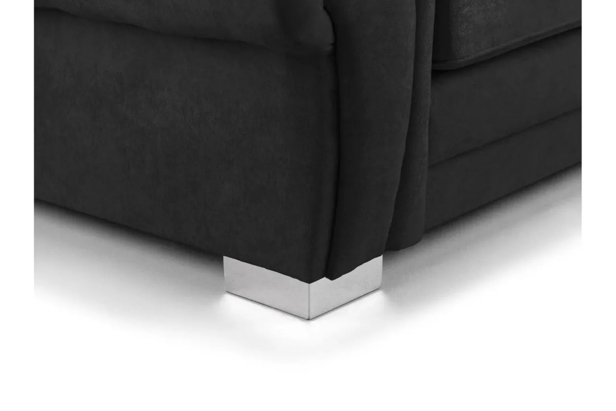 Verona Fabric Sofa FullBack 2 Seater Grey Or Black