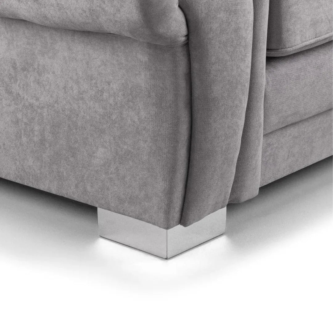 Verona Fabric Sofa FullBack 2 Seater Grey Or Black