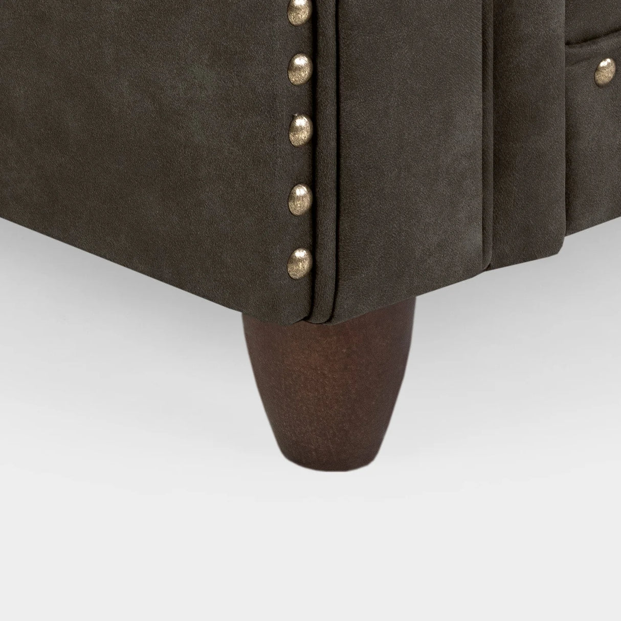 Bella Grey/Black 2 Seater Sofa