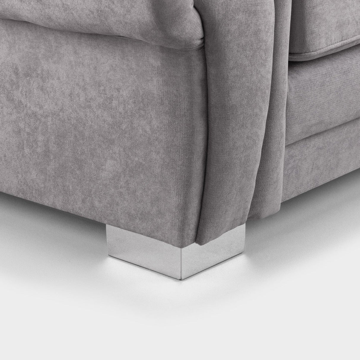 Verona Fabric Sofa Scatterback 3 Seater Grey Or Black