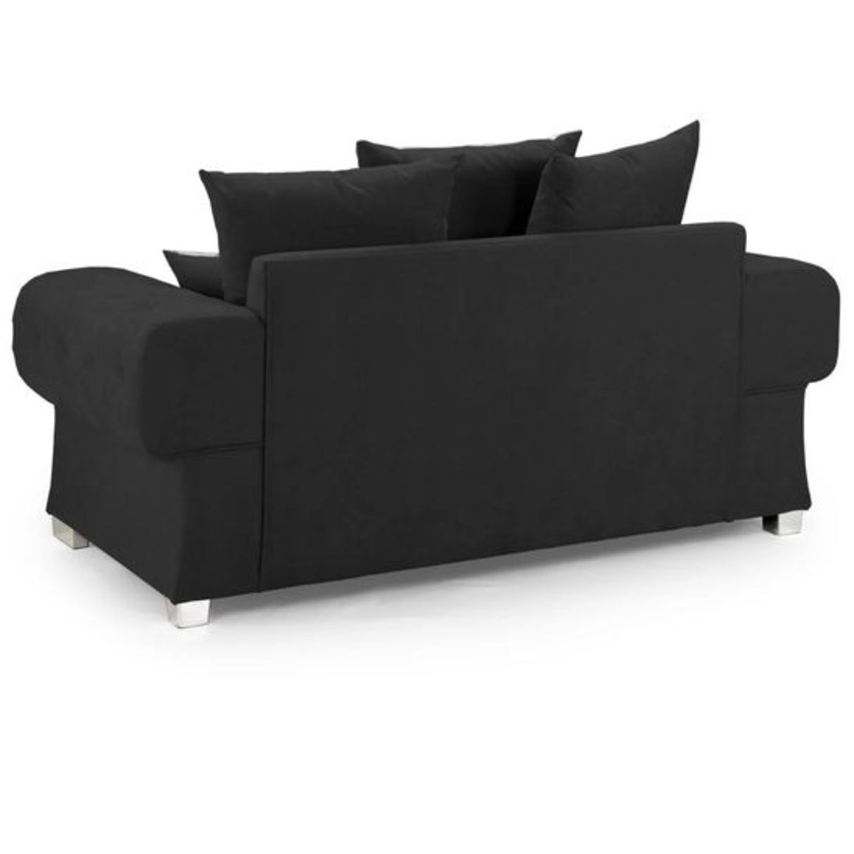Verona Fabric Sofa Scatterback 2 Seater Grey Or Black