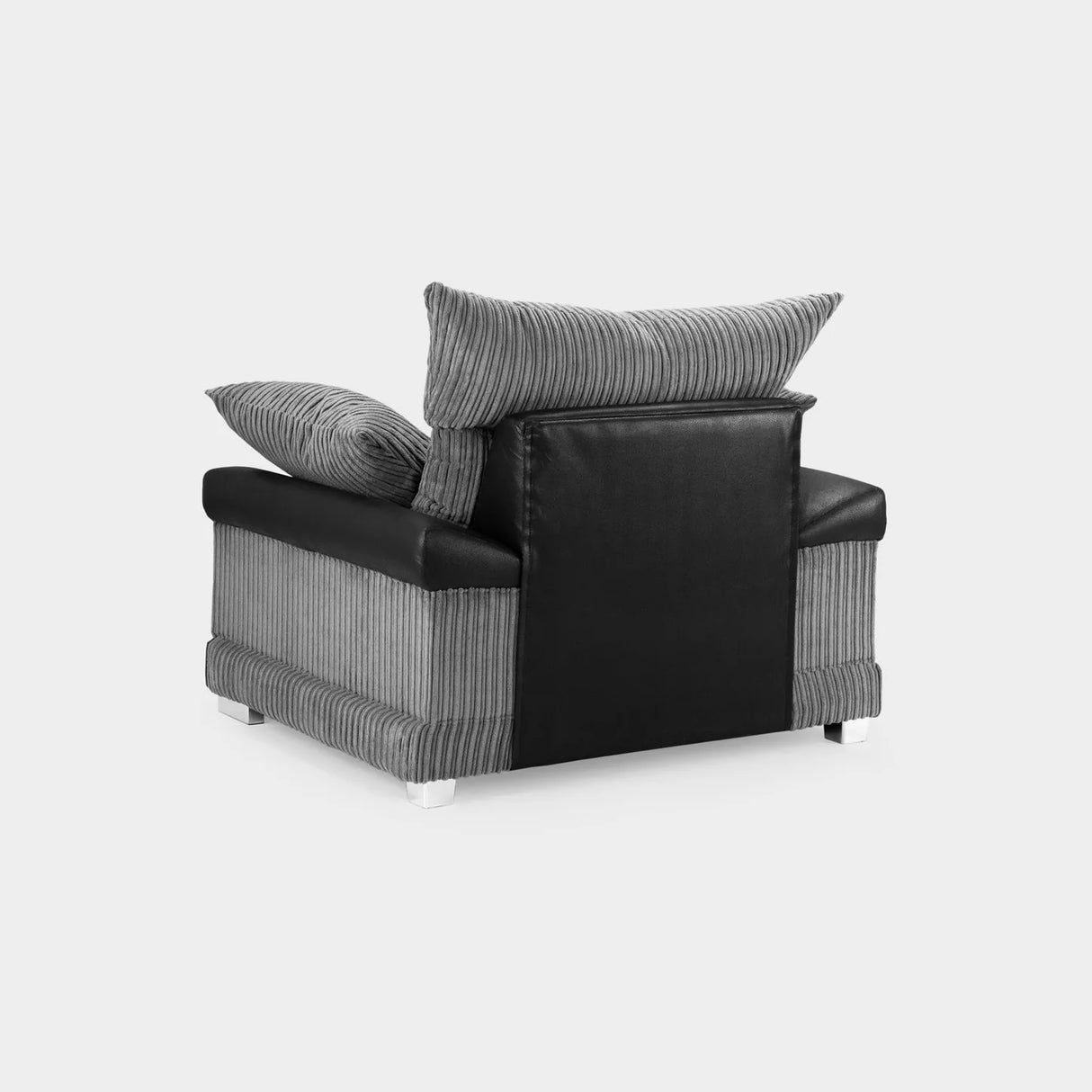 Logan Grey/Black Armchair