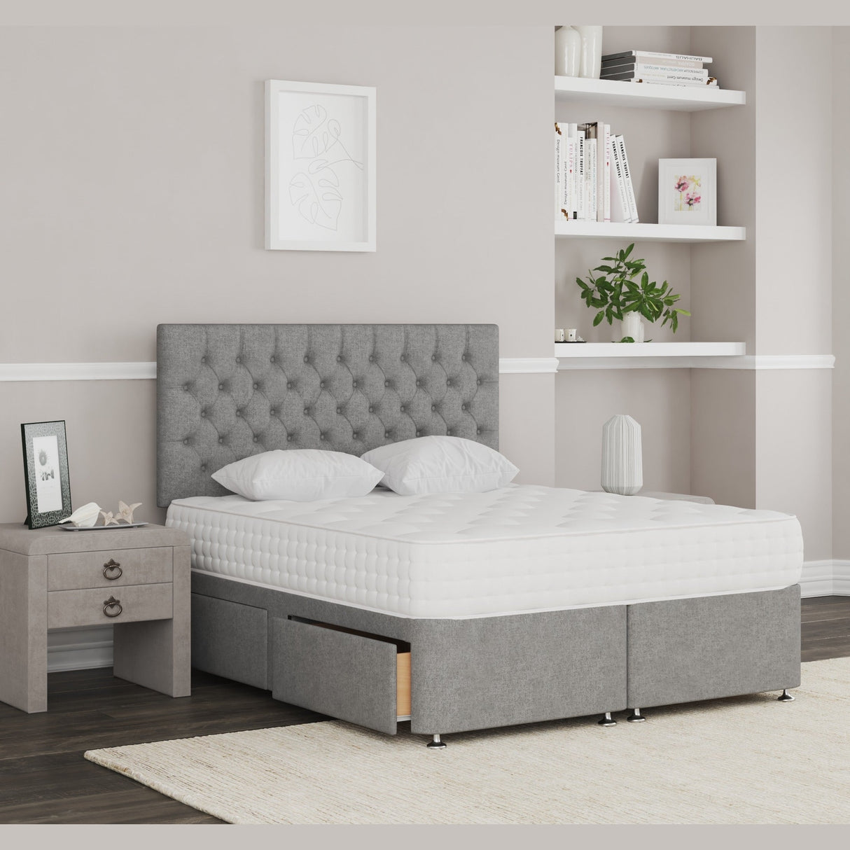Marco Bed Divan Base And Headboard