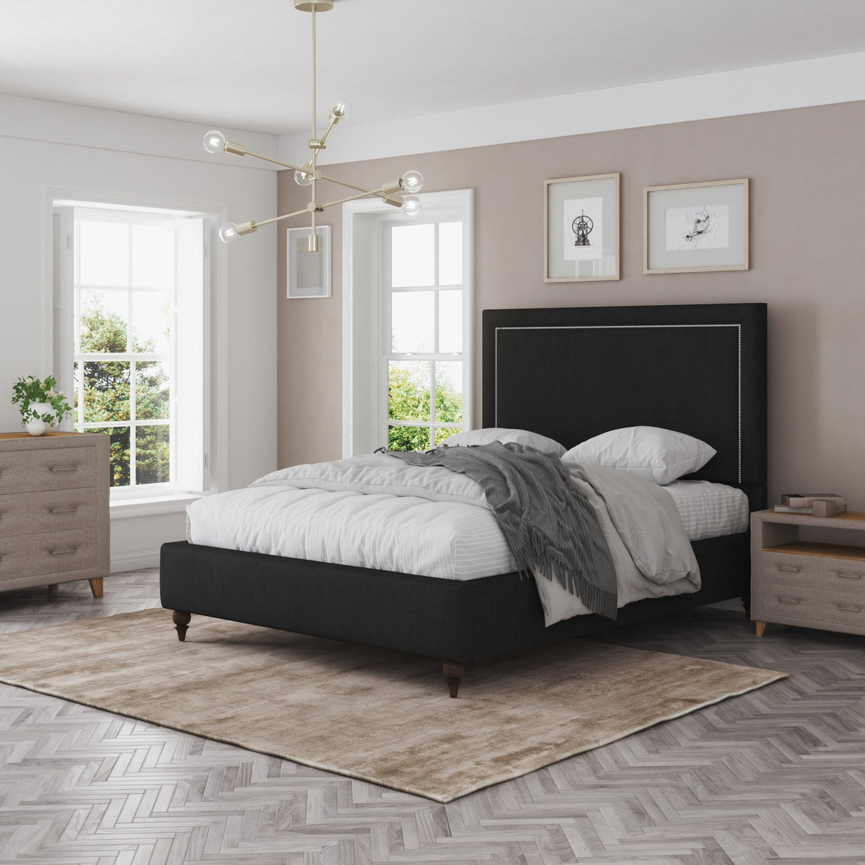 Belmont Upholstered Bed Frame
