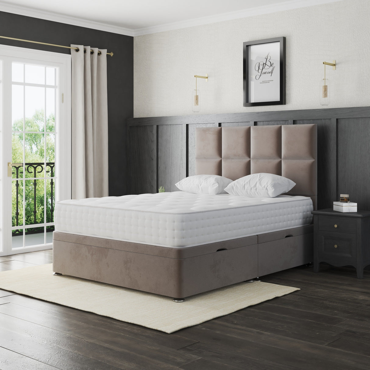 Broadway Side Double Ottoman