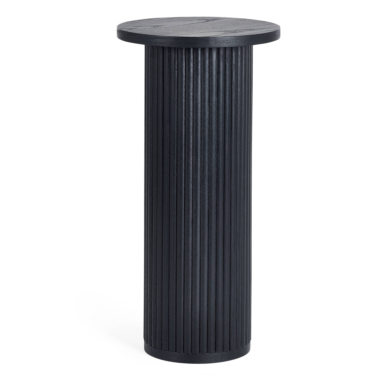 Louis Black Fluted Drinks Table