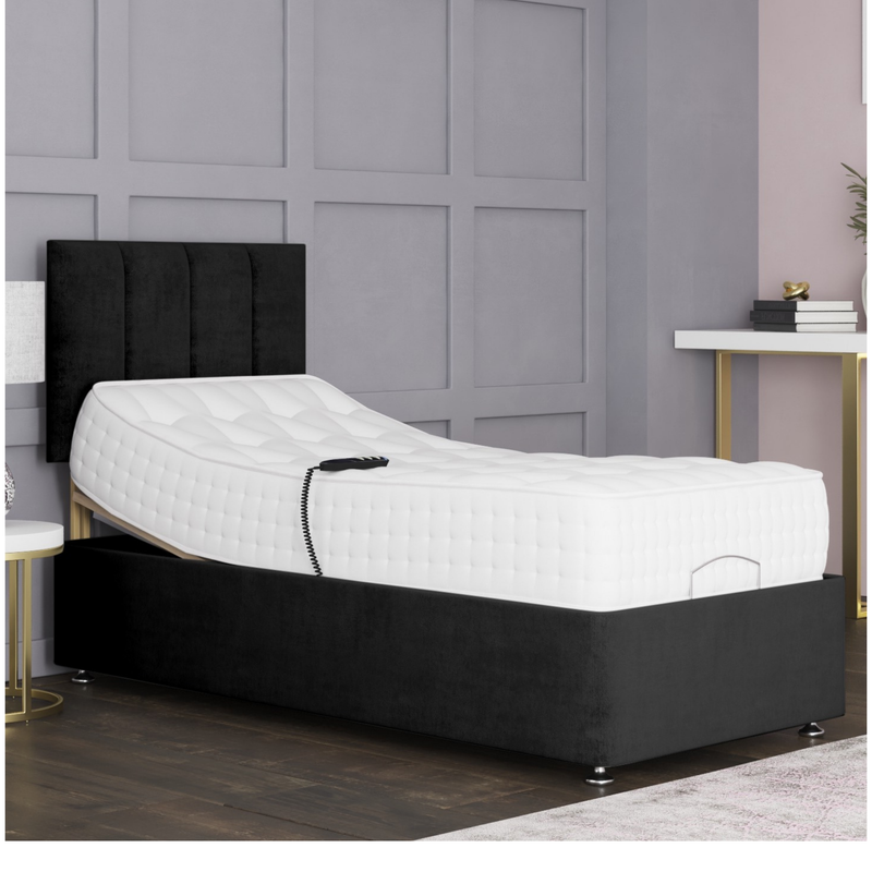 lyon Electric Adjustable Bed Set Fabric Pocket Sprung Mattress