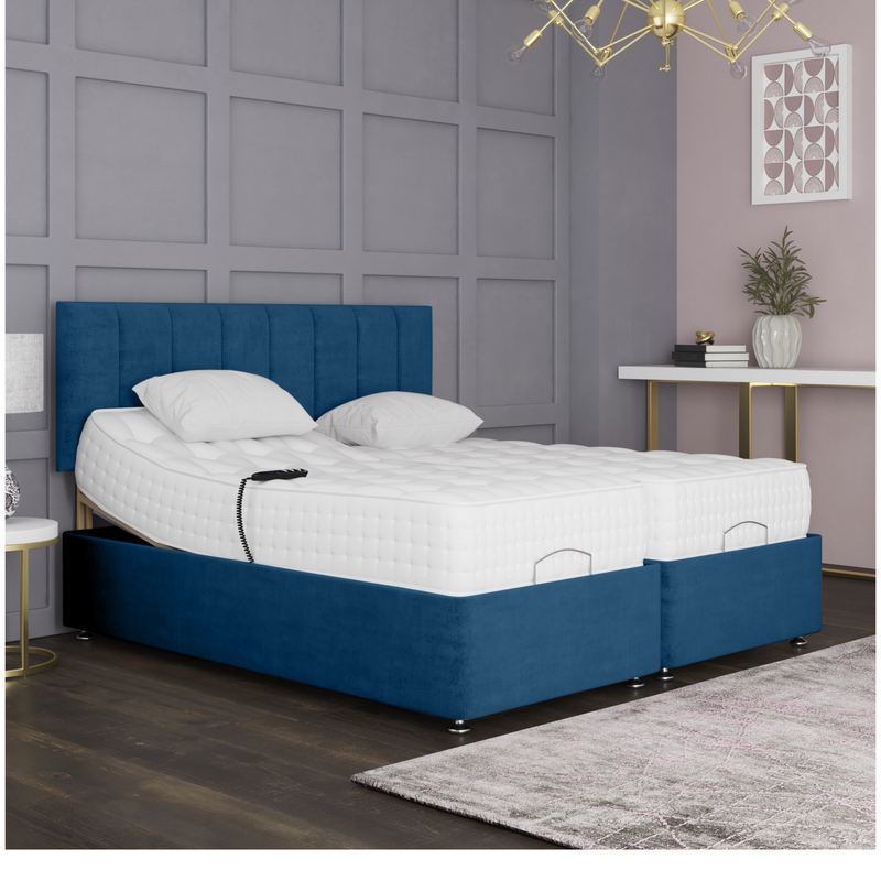 lyon Electric Adjustable Bed Set Fabric Pocket Sprung Mattress