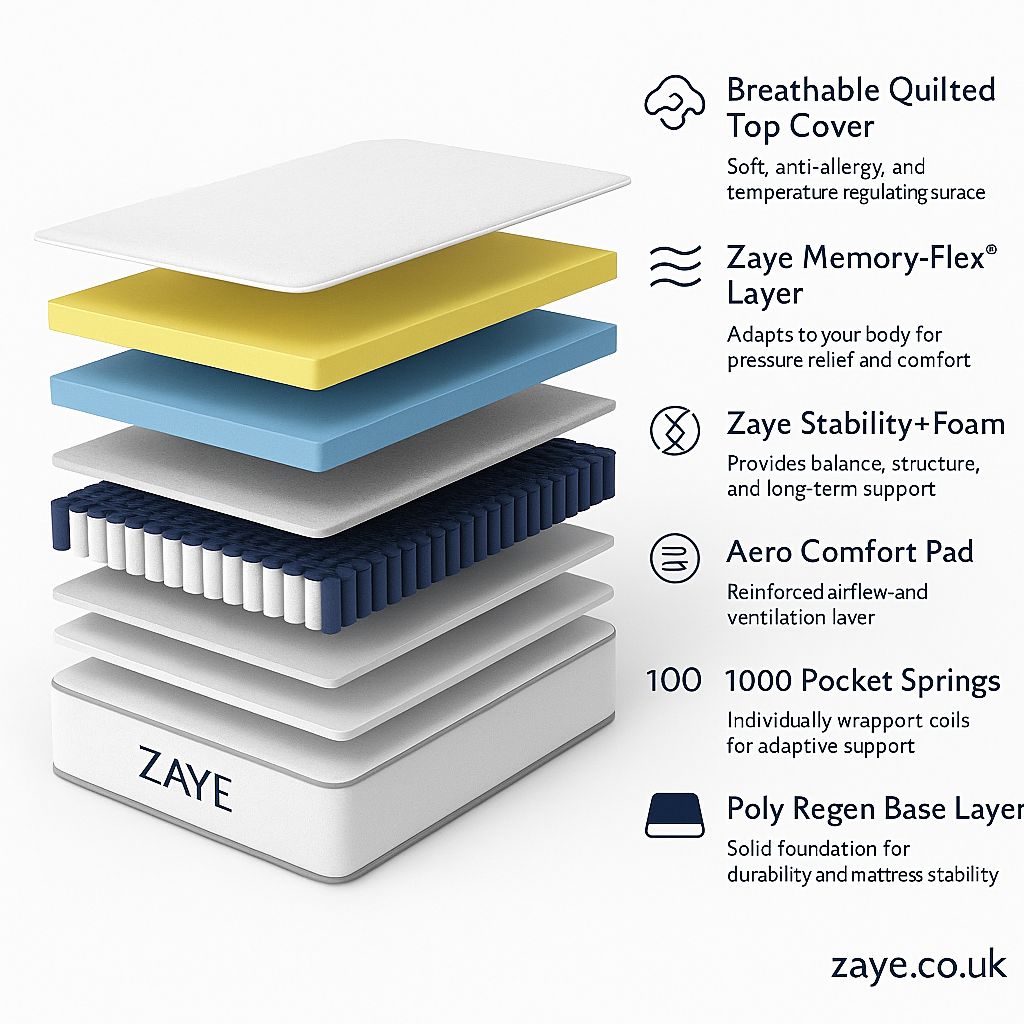 SleepMotion Advance Adjustable Bed with Dual Motors CoolGel Mattress