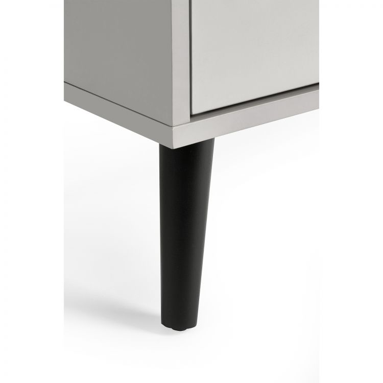 Alba 4 Drawer Wide Chest - Silk Grey