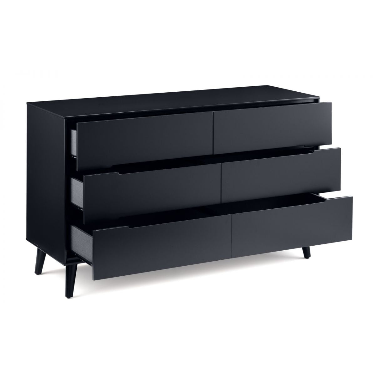 Alicia 6 Drawer Wide Chest - Anthracite